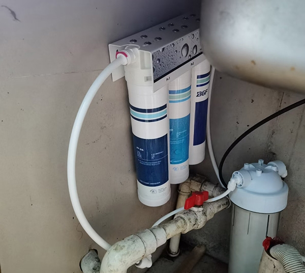 BGF Bin Fukang machine original whole house water purification installation case